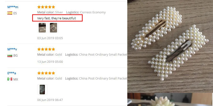 LEADERBEADS, Корейская акриловая заколка с жемчугом, женские элегантные Геометрические золотистые шпильки для волос, аксессуары для укладки волос для девушек