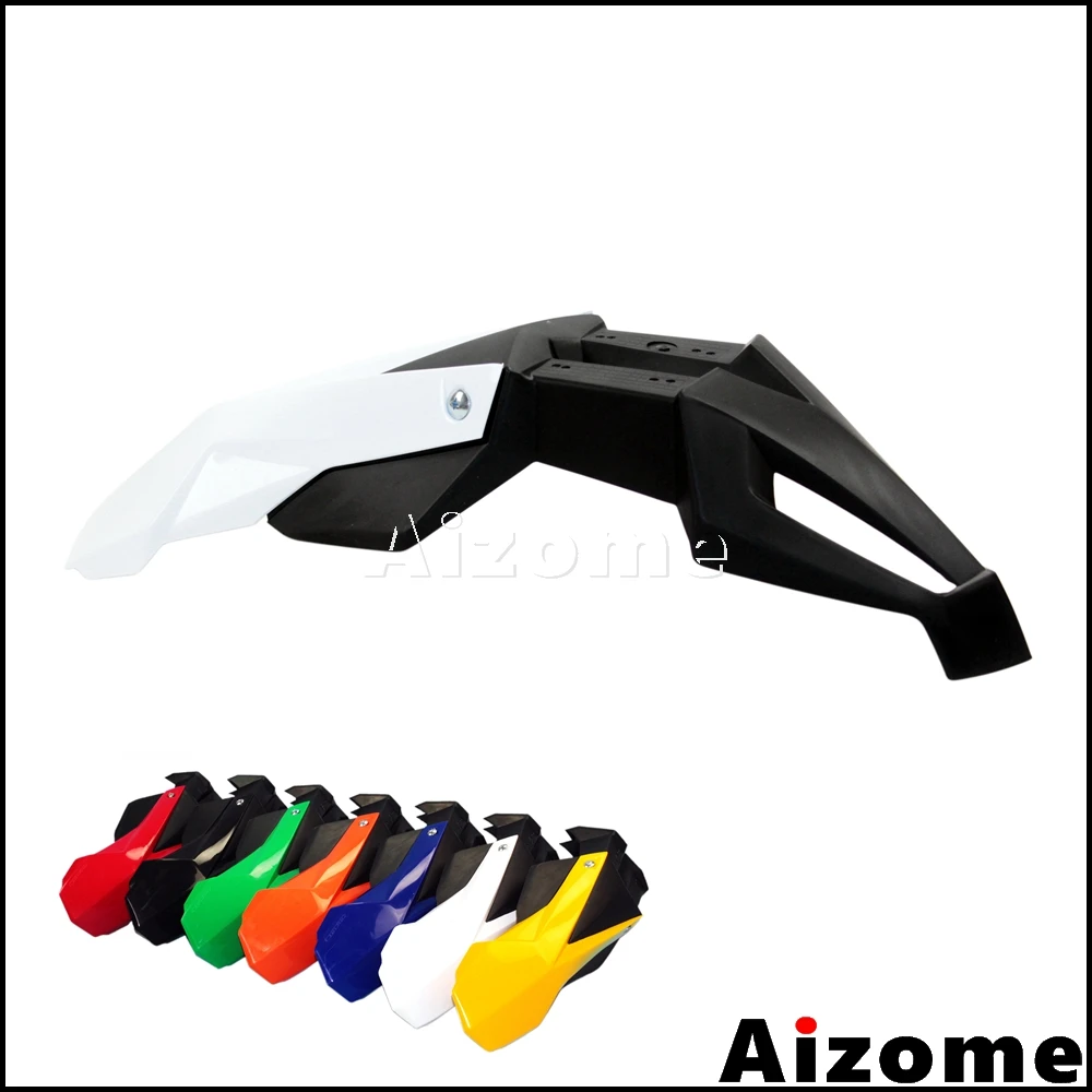 

Универсальные мотоциклетные передние Брызговики для Suzuki Yamaha DRZ DR KX KLX EXC XCW XT WR YZ YZF TW, грязевой велосипед, белый, черный Передний брызговик