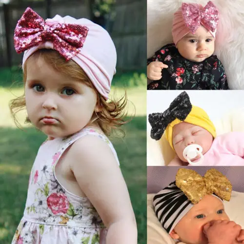 Рождественские шапки для маленьких девочек полосатая мягкая шапка с бантом