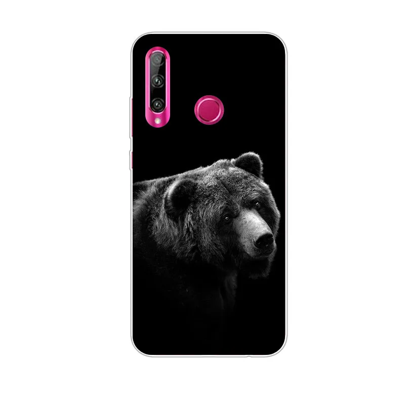 Huawei honor 10i Case Silicon wolf pack Painting Soft TPU Back Cover for honor10i Phone protect cases shell |
