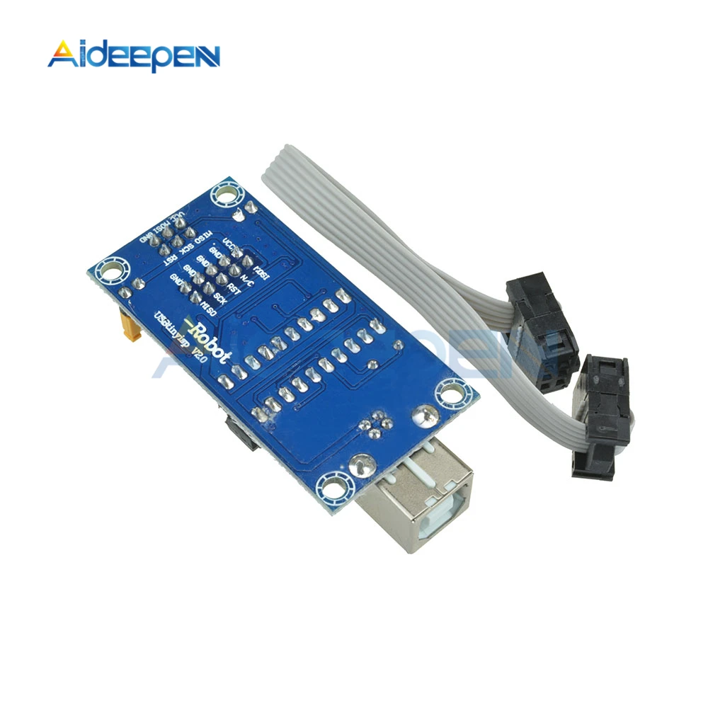 USBTiny USBtinyISP AVR ISP программатор Bootloader для Arduino Meag2560 UNO R3 с 6pin кабелем