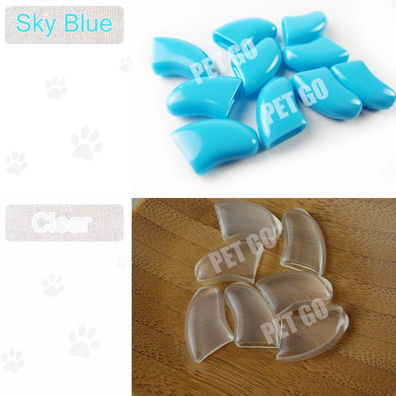 20 шт. мягкие колпачки для ногтей собак животных|nail caps for dog|soft nail capsnail |