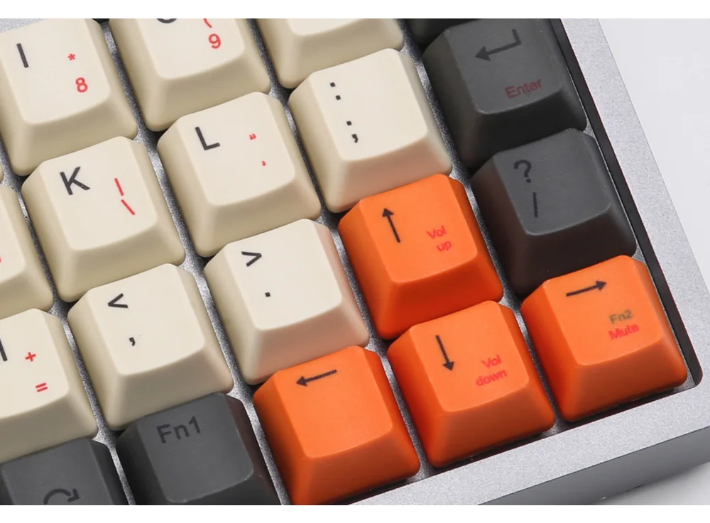 KBDfans NIU 40 Dye-subbed OEM профиль колпачки для 40% макета cherry mx механическая клавиатура