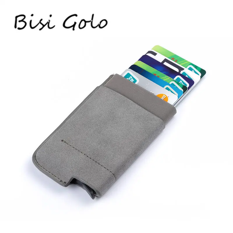 BISI GORO/2021 Для мужчин и женщин Бизнес кредитной держатель для карт кошельки