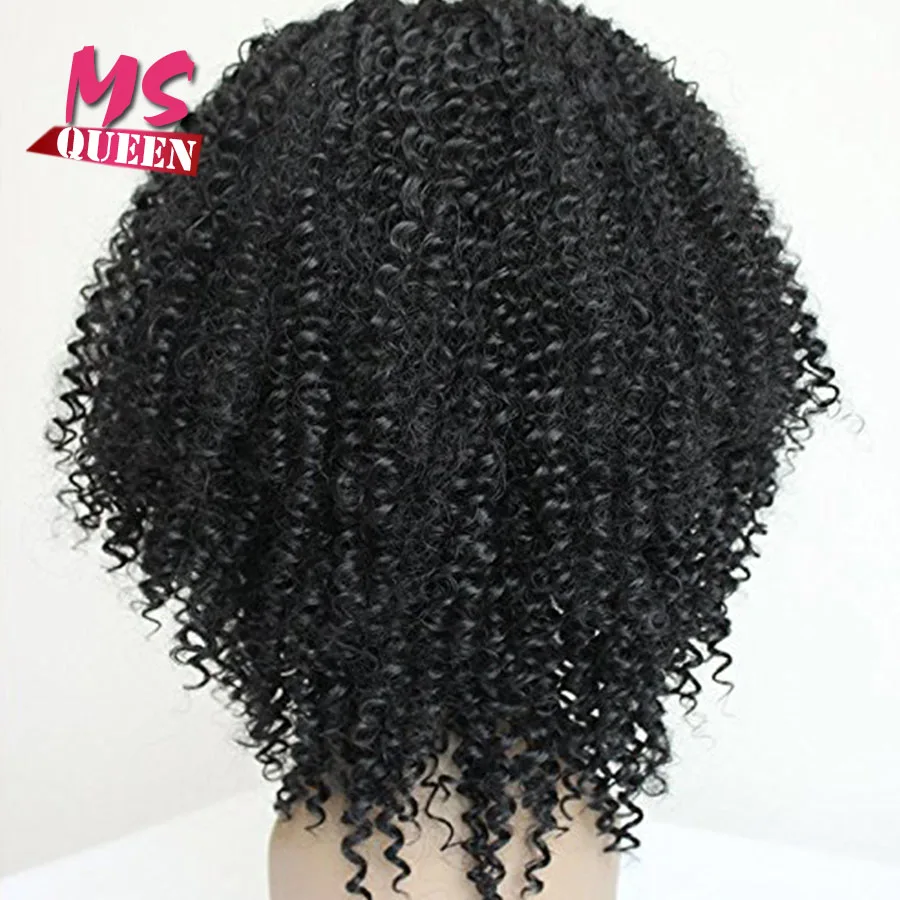 2017 новая мода вьющиеся парики Синтетический Парик Фронта Шнурка Жаропрочных