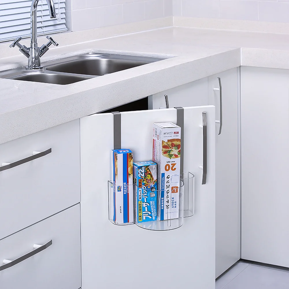 Подвесная корзина на дверь шкафа кухонная настенная стойка для хранения