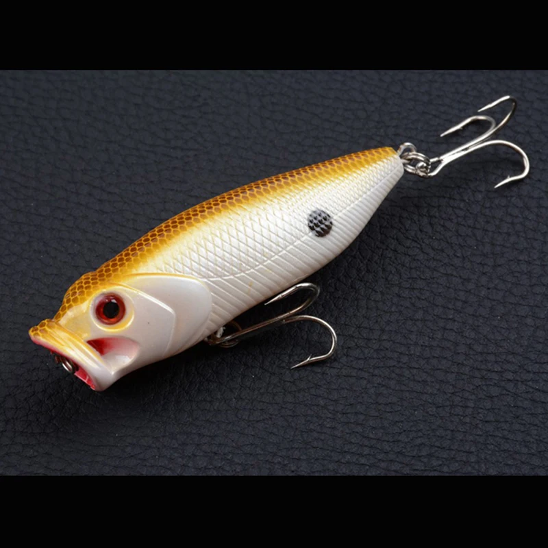 1pcs 8cm 14g 4 Colors 6# Hook Environmental protection paint ABS Plastic Fish Type 3D eyes Fishing Bait Sea Lure | Спорт и