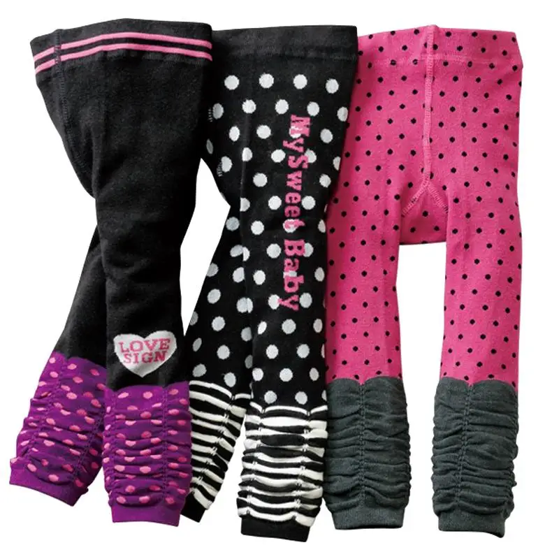 Модные комплекты осенней одежды для мальчиков и девочек вязаные леггинсы