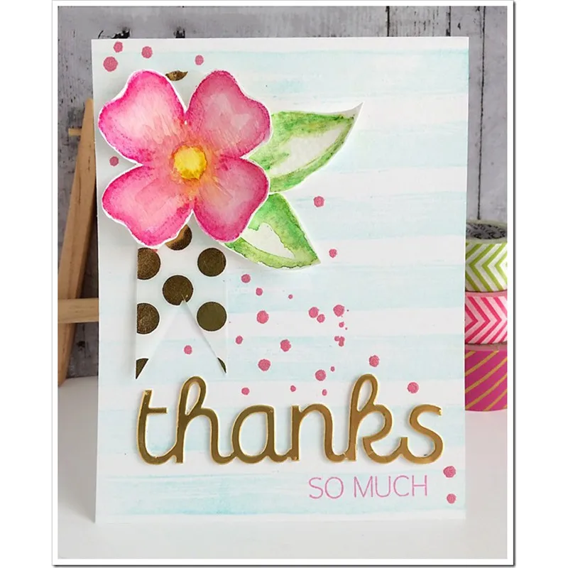 DiyArts Thanks металлические режущие штампы для скрапбукинга новинка 2019 сделай сам