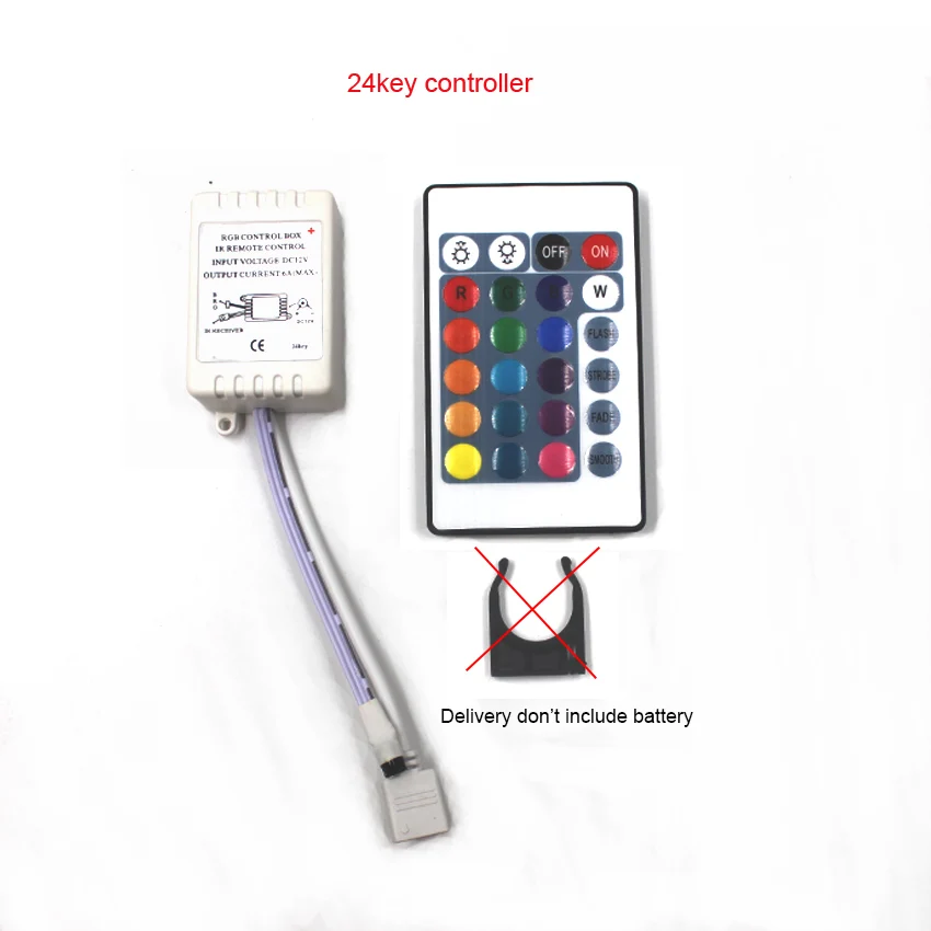 IKVVT RGB Светодиодная лента 5 м 10 15 SMD 2835 Диодная Лента светодиодная с 24 клавишным