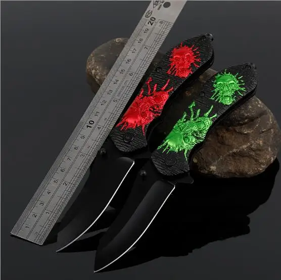Открытый Ножи Прохладный Ghillie 3Cr13 складной 54HRC туристический нож для выживания