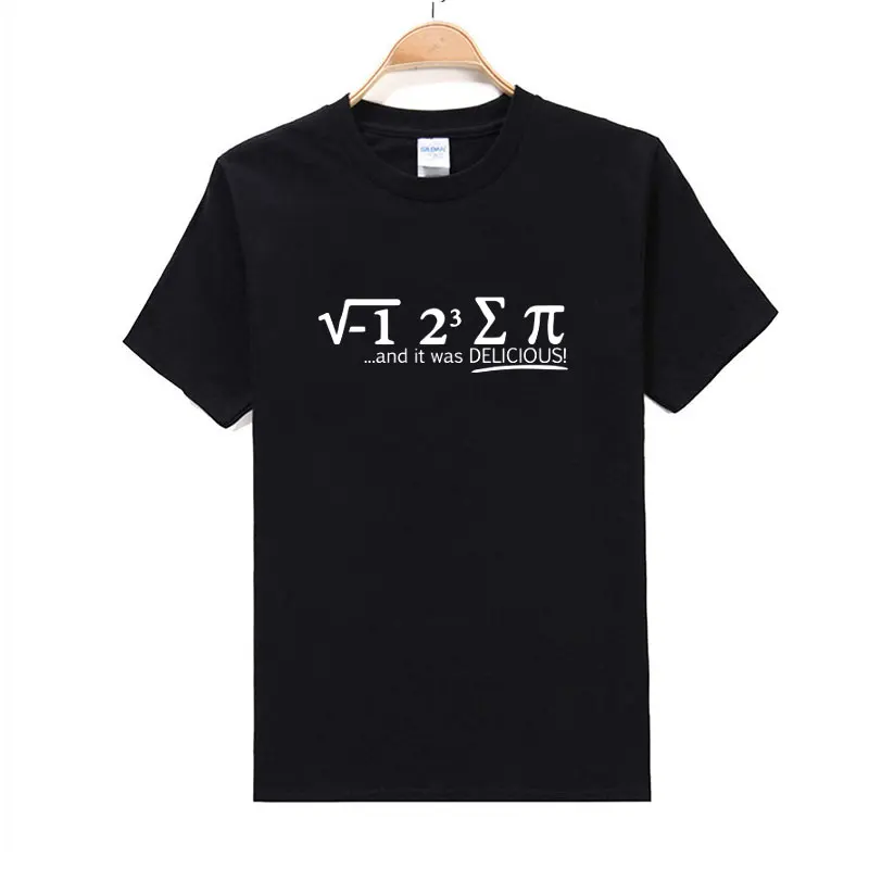 

2019 Cotton Breathable Slim Fit Math Eight Sum Pie And It Was Delicious High Quality Creative Design Fashionable T-shirt
