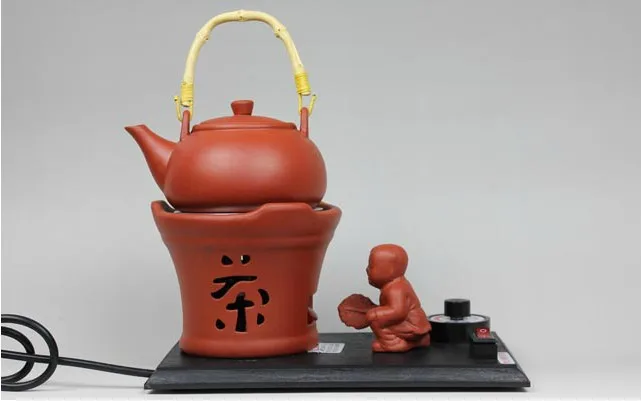 Электрическая чайная плита керамический чайный горшок с фиолетовым песком