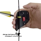 1 шт. правой рукой кожаный палец вкладки Шестерни стрельба из лука лук защитный изогнутый бант стрельба из лука Спорт на открытом воздухе