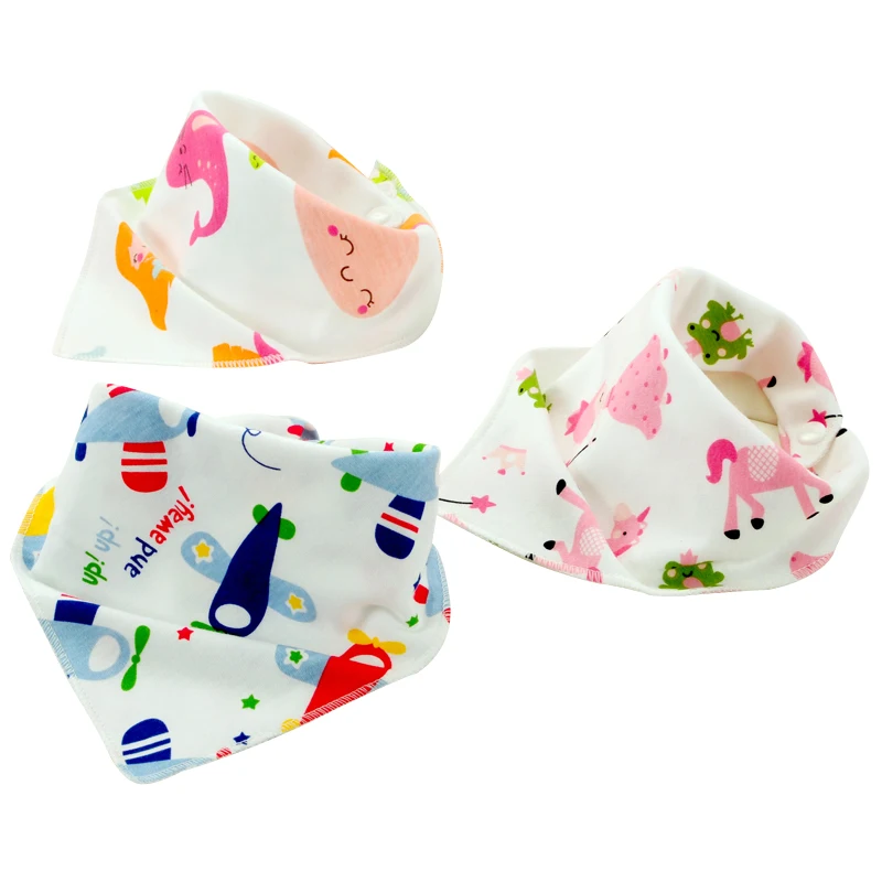 Новые детские банданы 10 шт./лот из хлопка нагрудники для младенцев слюнявчики |