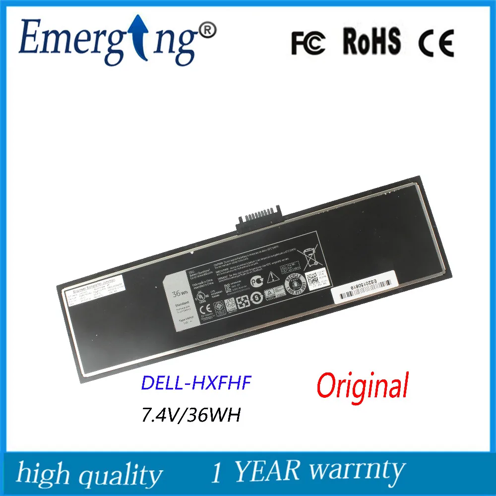7 4 v 36Wh Оригинальный Новый аккумулятор для ноутбука DELL Venue 11 Pro (7130) HXFHF | Компьютеры