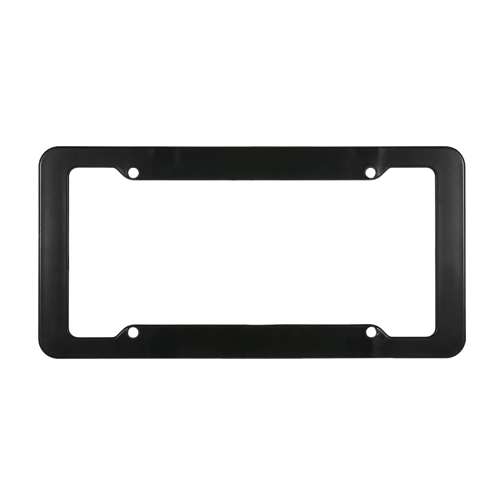 Стайлинг автомобиля 2 шт. рамки номерного знака из углеродного волокна для