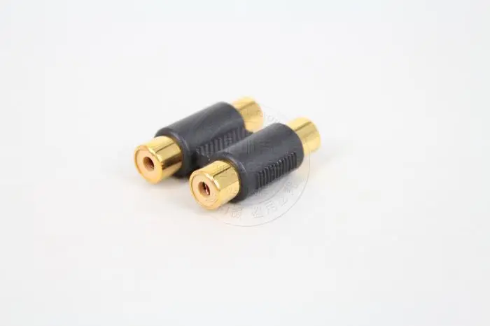 Двойной 2 головки RCA Женский аудио разъем адаптер Phono муфта Видео двойной