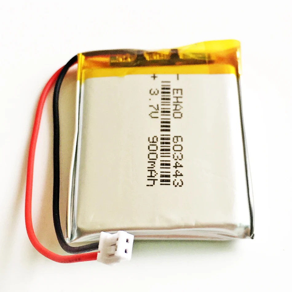 603443 JST ZH 1 5 мм 2 pin 3 7 В 900 мАч литий-полимерная аккумуляторная батарея для MP3 GPS