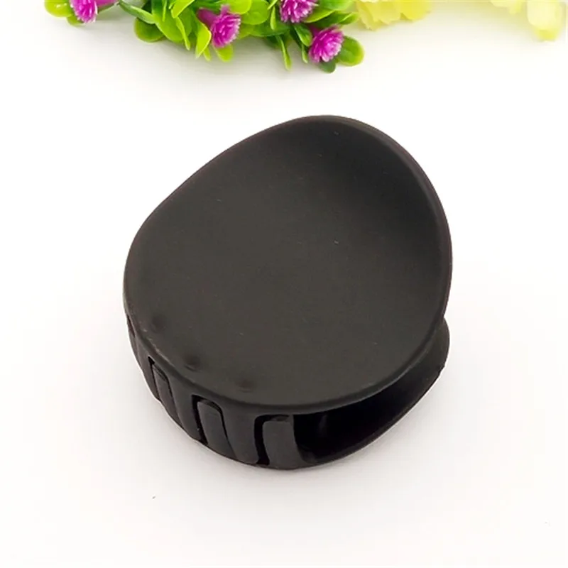Round Black Не прирученные женские заколки для волос, акриловые нестандартные зажимы для волос, заколки для волос, заколки для волос, аксессуары для волос - Цвет: Round Black