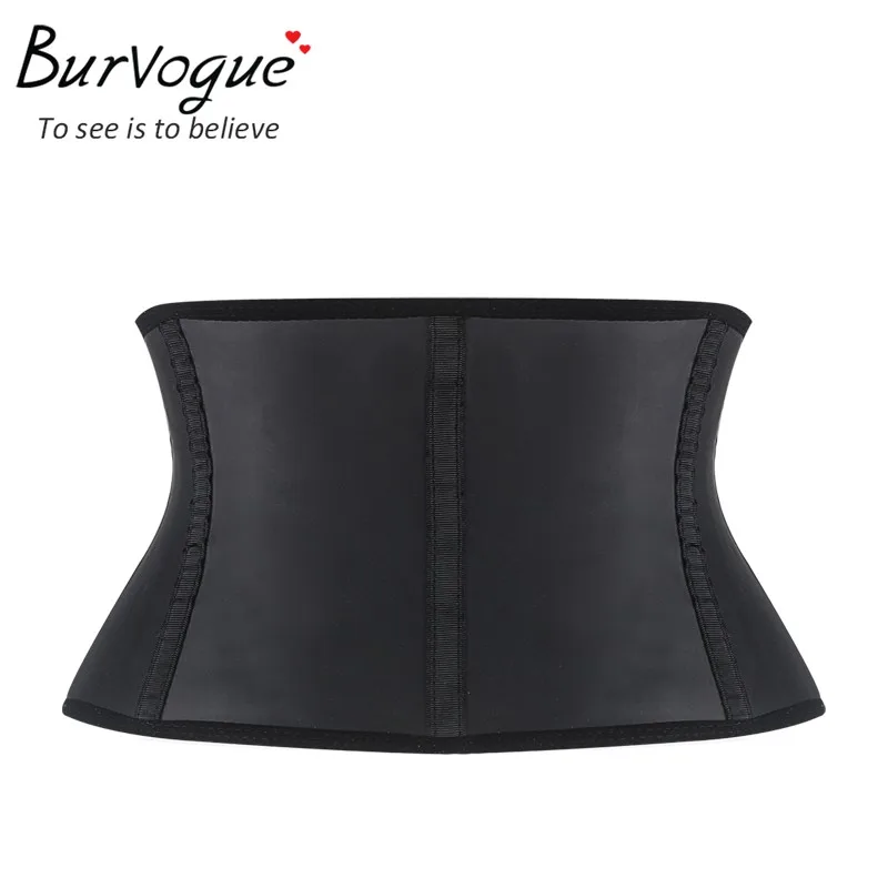 Корсет Burvogue размера плюс корсет из латекса для коррекции талии бюстье и корсеты 9