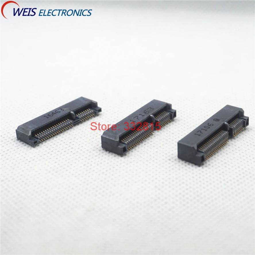 Разъем MINI PCIE PCI E 52 контакта 4 0/5 2/5 6 мм 50 шт.|socket connector|sockets 2mm |