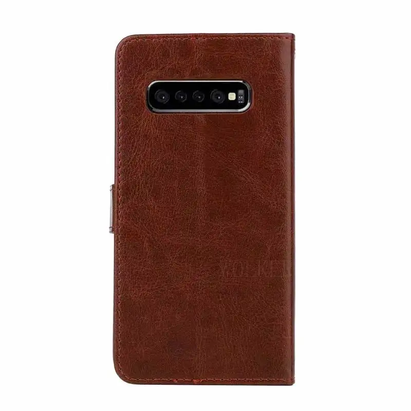 Чехол-портмоне из кожи с откидной Чехол для samsung Galaxy S10 плюс S8 S9 S7 S6 край A6 A8 J4 J6 J8 A7 A9 J3 J5 J7 A3 A5 Note9 крышка