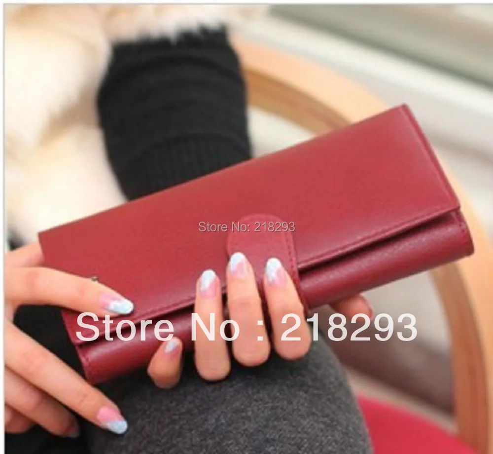 Бесплатная доставка Женский кошелек из натуральной мягкой кожи модный