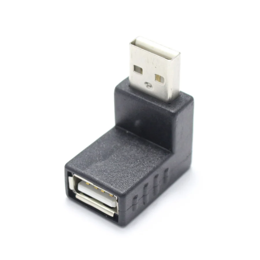 1 пара вверх/вниз штекер на гнездо 2 0 USB 90 градусов L Тип адаптер питания для
