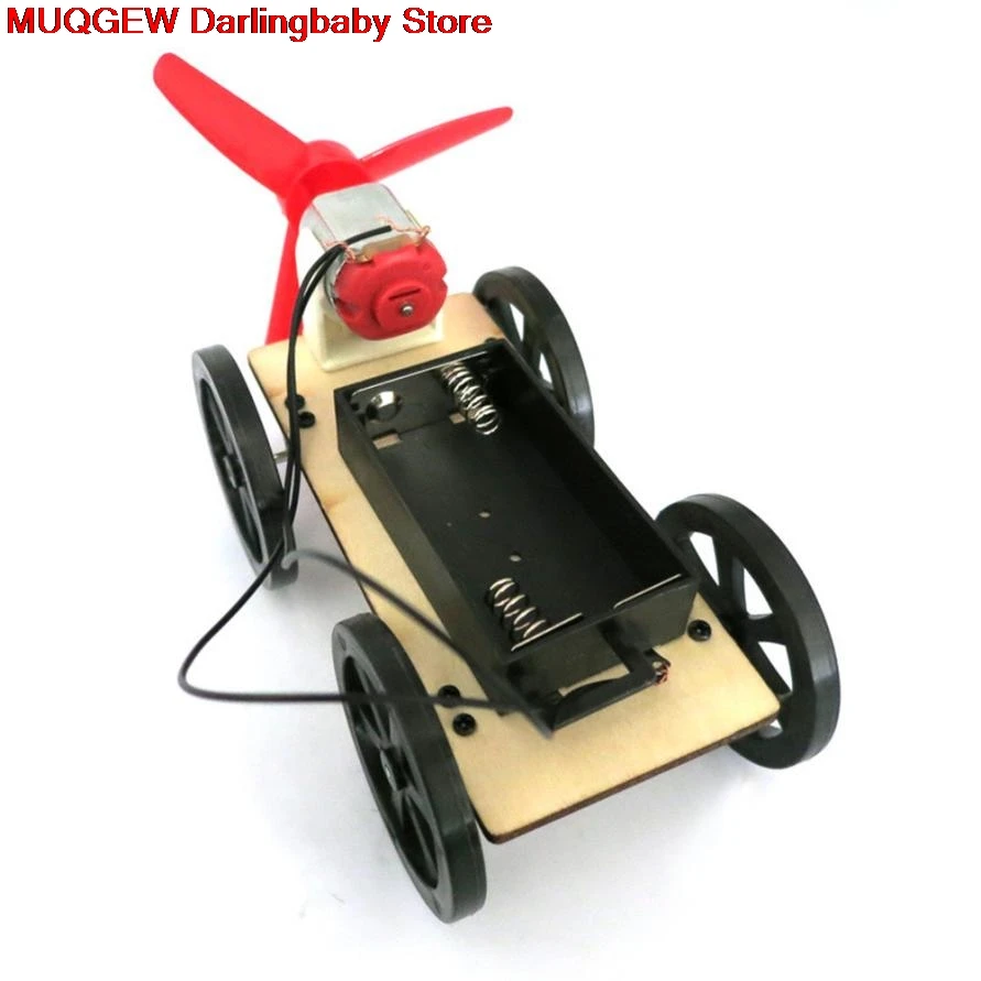 Мини ветряные DIY Car Kit Дети Образование Обучение хобби забавные гаджеты Новинка