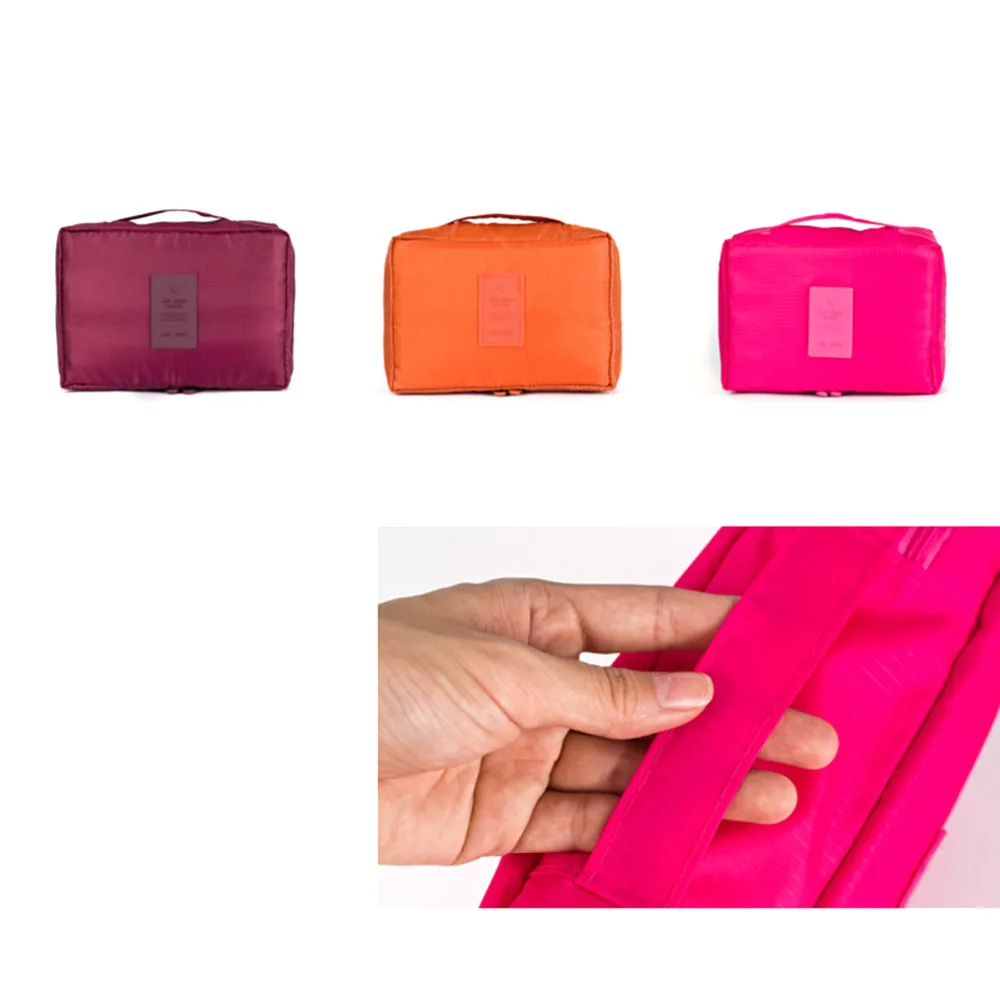 Переносная косметичка для хранения макияжа и туалетных принадлежностей для женщин-кошелек женский косметический набор для путешествий большая сумка водонепроницаемая.