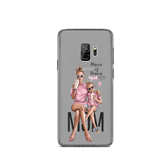 B5916 Милые мягкие силиконовые прозрачные чехлы для телефона для samsung s6 edge plus s7 edge s8 s9 s10 plus note8 note 9 - Цвет: B5916