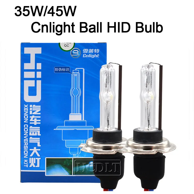 HCDLT оригинальная ксеноновая лампа Cnlight H7 H1 H11 HB3 HB4 D2H 35 Вт 45 4300 К 5000 6000 автомобильная
