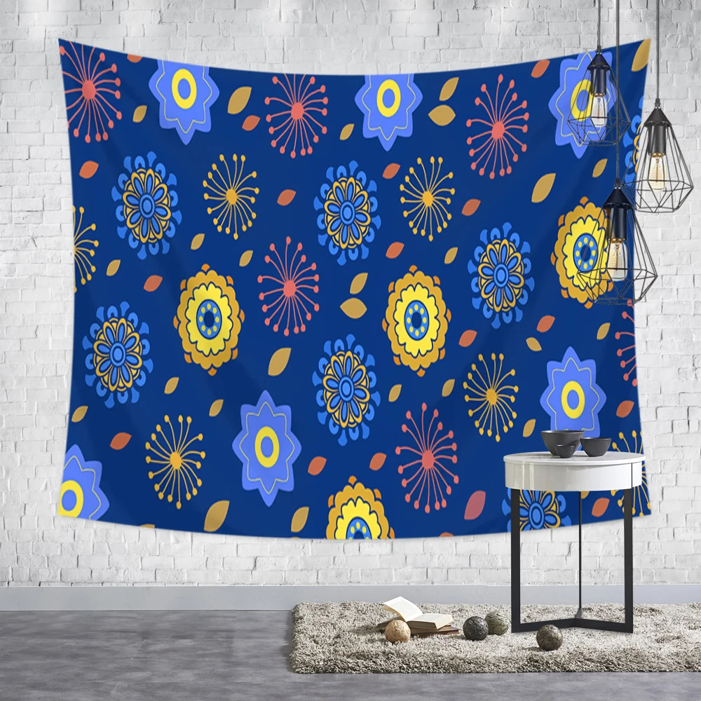 Home Furnishing Bohemian Mandala Tapestry Wall Hanging Sandy Beach Picnic Throw Rug Blanket Camping Tent Travel Sleeping Pad | Дом и сад