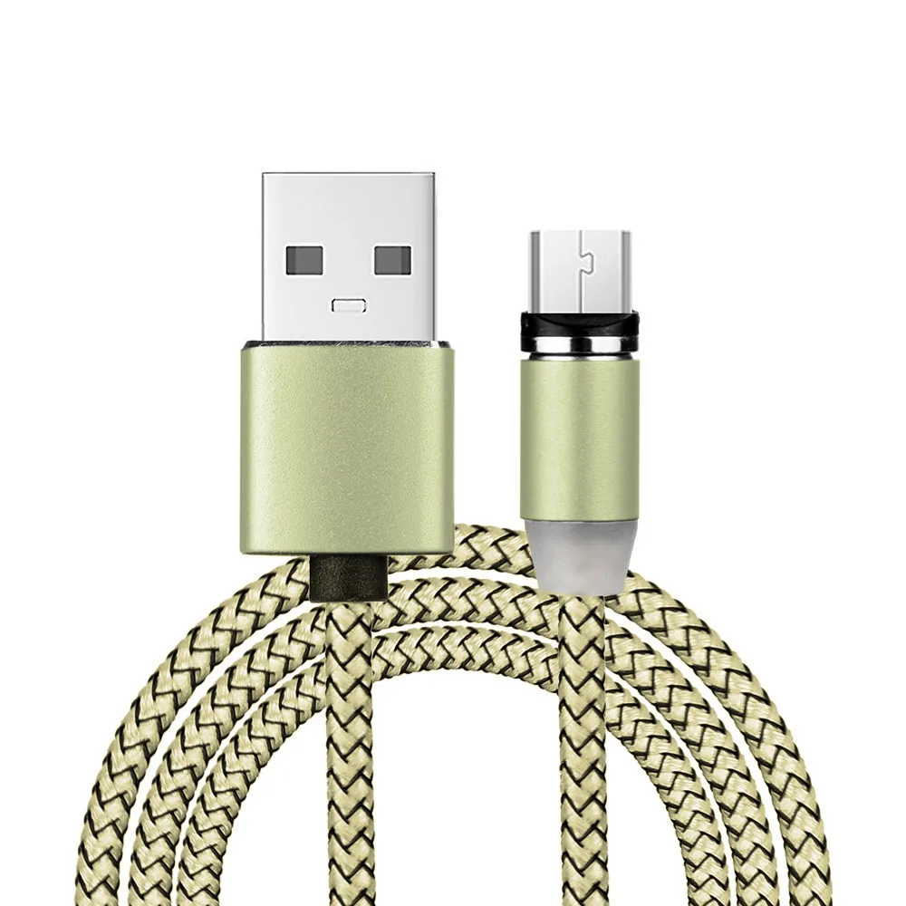 LED Magnetic Cable &amp Micro USB Type C Nylon Braided Type-C Magnet Charger for iPhone Xs Max | Автомобили и мотоциклы