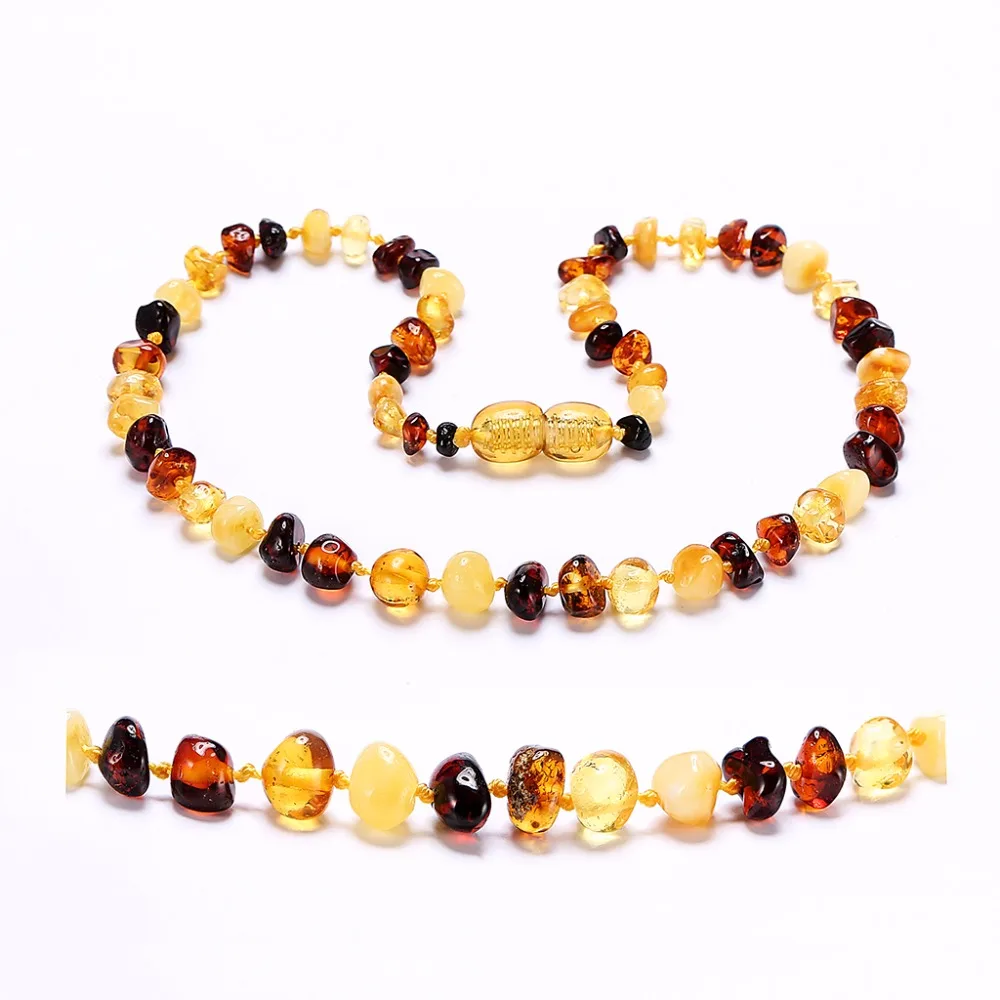 Ожерелье/браслет из Балтийского янтаря для прорезывания зубов