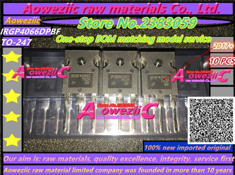Transistor de Potência 2021 + 100% Aoweziic Novo Importado Original Irgp4066d Para-247 Igbt 90a 600 v Irgp4066dpbf