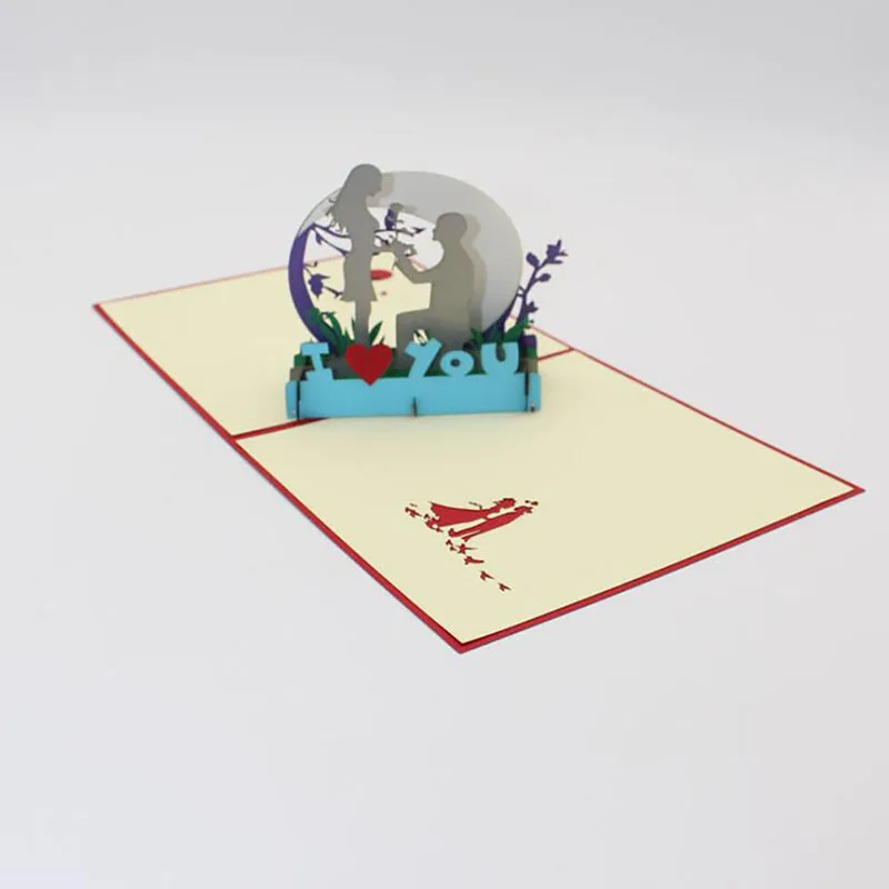 3D высокое качество ручной работы День Святого Валентина мальчик шоу любовь