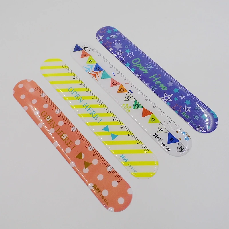 

(12 Pieces/Lot) TrueColor Kawaii School Supplies Bending Cartoon 12cm Cute Soft Ruler Kids Student Stationery RS-6148