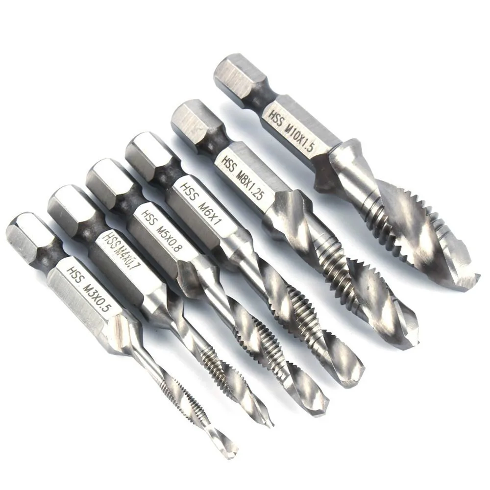 Сверла с шестигранным хвостовиком ручного крана винт из быстрорежущей стали