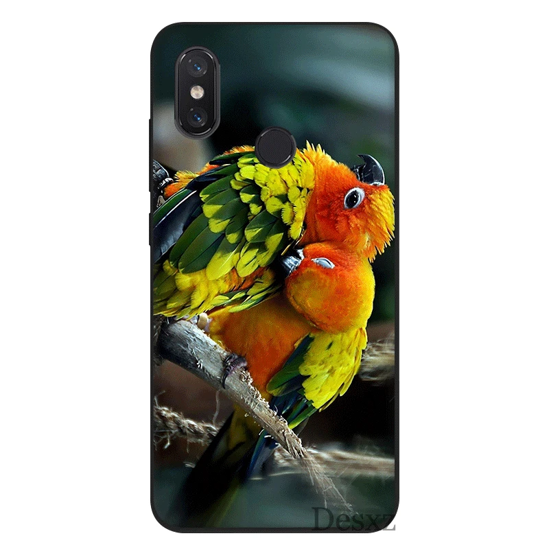 Мобильный телефон чехол tpu для Xiaomi Redmi GO 7 4A 4X 5 6 5A 6A Pro Plus S2 животное птица попугай