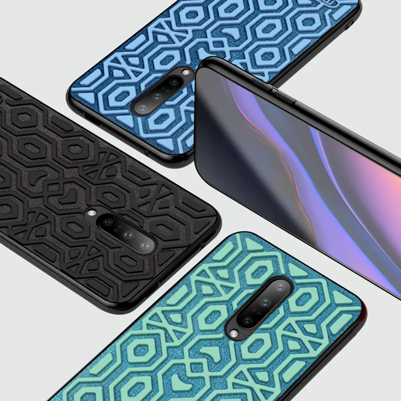 For Oneplus 7 case cover one plus protective silicone skid-proof cloth back Mofi 1+7 coque for oneplus pro capas |
