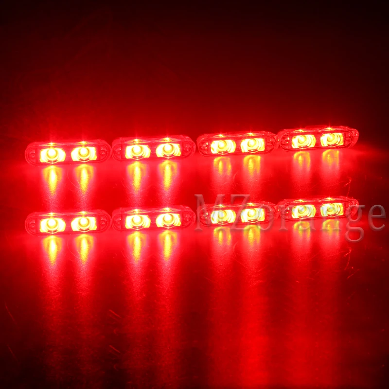 8x2 16LED беспроводной пульт дистанционного управления полицейский-светильник FlasEmergency стробоскоп гриль светильник ультра яркий стробоскоПредупреждение внешний светильник
