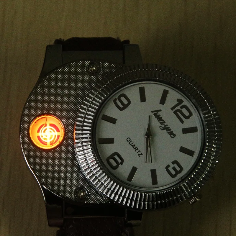 Зажигалка для часов цветной цифровой циферблат USB зажигалки электронные