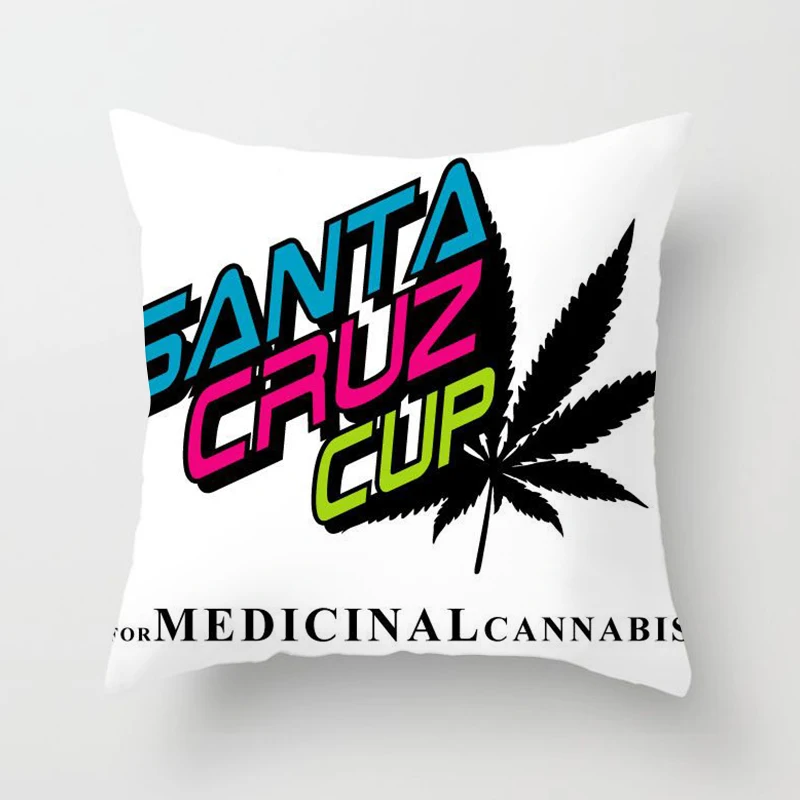 ZENGIA 45 см* 45 см Santa Cruz чехол для подушки с надписью печати полиэфирная Подушка Чехол для дома декоративная подушка покрытие талии пледы наволочка