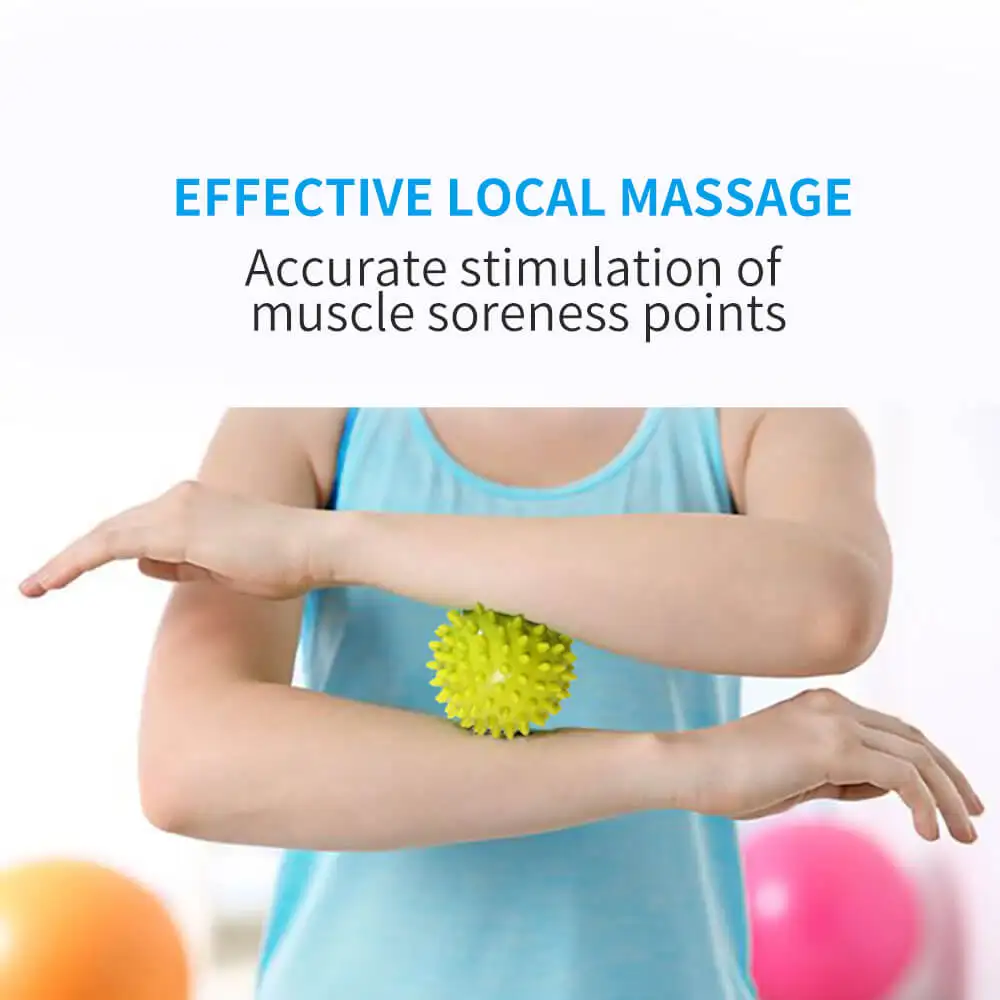 FDBRO 9 см подошвы Ежик сенсорный хват тренировочный мяч ПВХ коврик для фитнеса