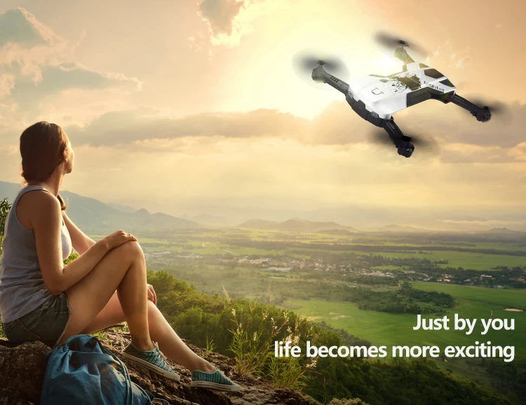 Мини Drone ELFIE Wi Fi FPV Quadcopter Складная селфи Дрон RC Дроны с Камера HD VS E56 H31 H37 для Дрон|drones