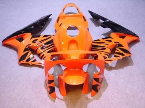 Мотоцикл обтекатель комплект для HONDA CBR600RR F5 03 04 CBR 600RR 2003 2004 cbr 600 ABS пламя оранжевые