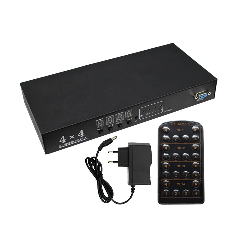 SDI Matrix 4*4 Full HD SD 3G преобразователь сигнала видеосигнала сплиттер конвертер для