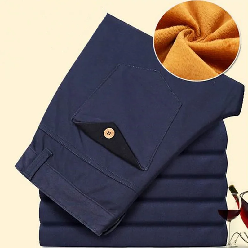 New arrival 2015 hot-selling male tooling slim plus velvet thickening size casual pants p40 | Мужская одежда
